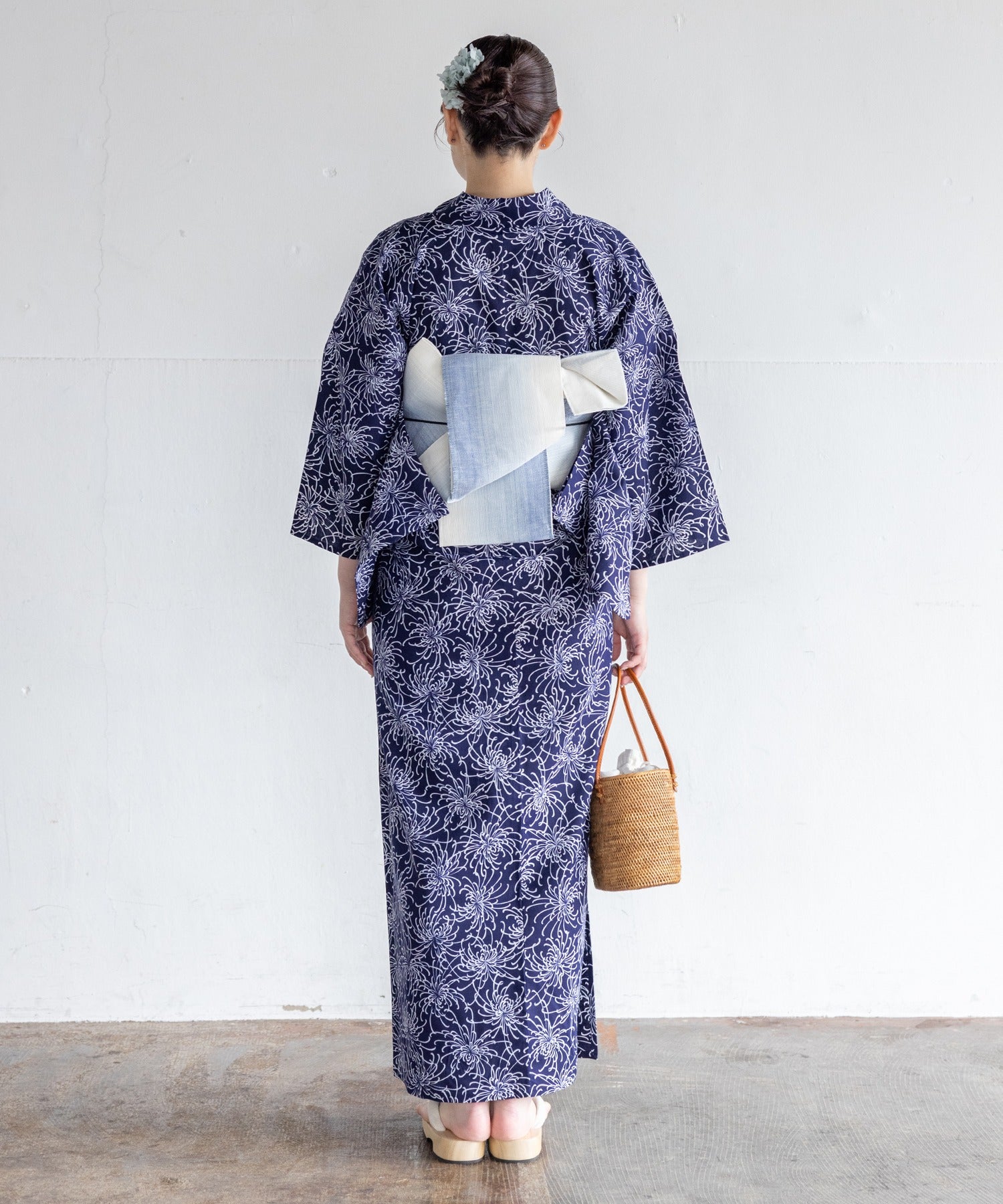 【二橋染工場】捺染こだわり浴衣2点セットby yukatakan grace