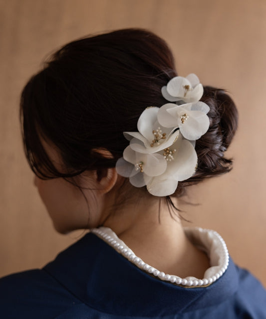 髪飾り フラワー3点セット