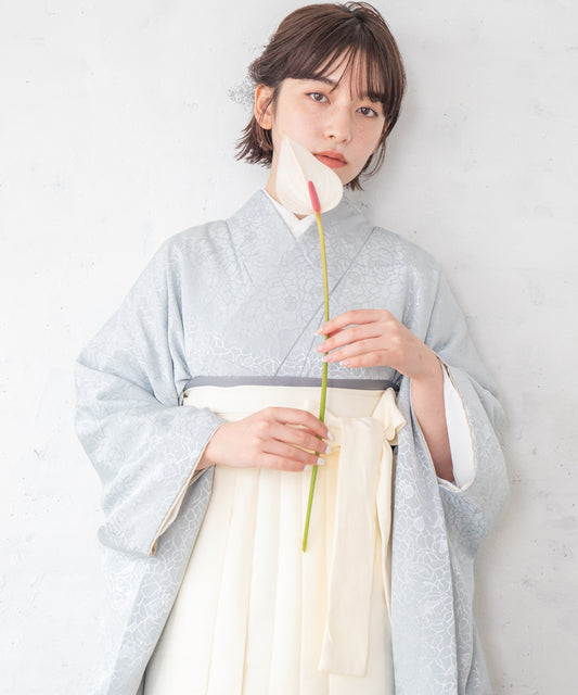 こだわり袴3点セット-ニュアンスカラー-ライトブルー